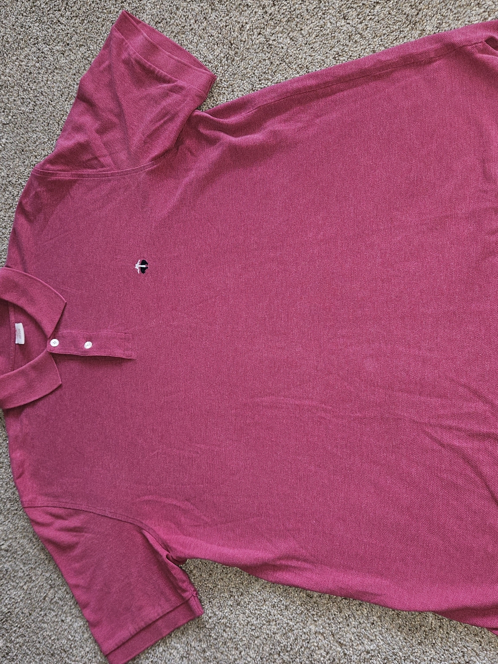 Brooks Brothers Men's Polo in Raspberry